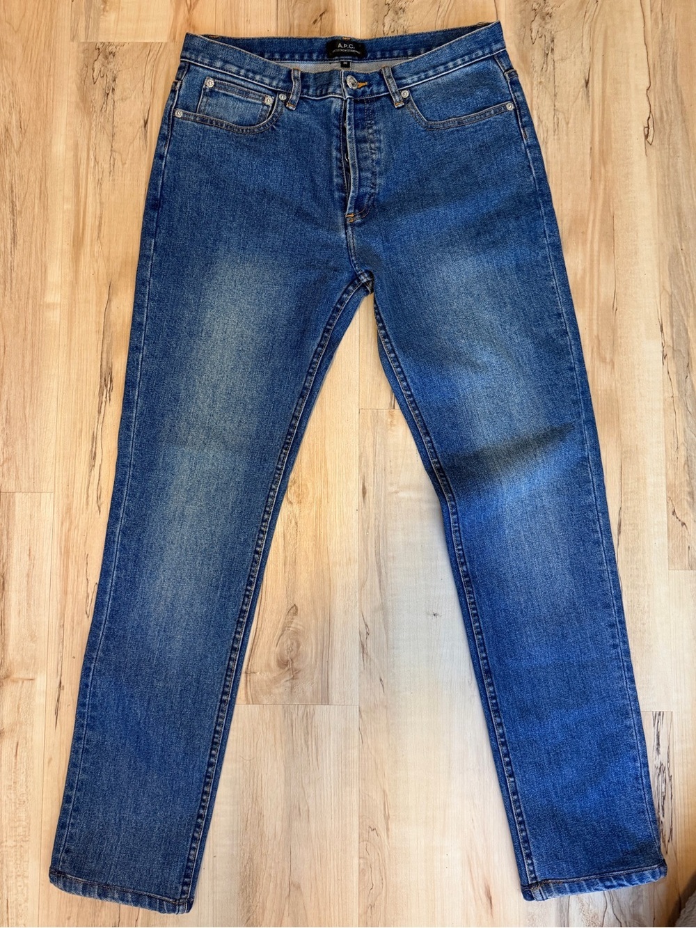A.P.C. Petit New Standard Jeans Womens Size 30 Blue Designer Denim